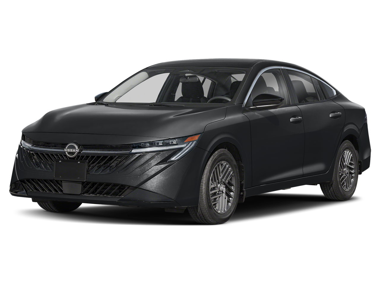 2026 Nissan Sentra SV in Super Black Kh3 — front three-quarter view