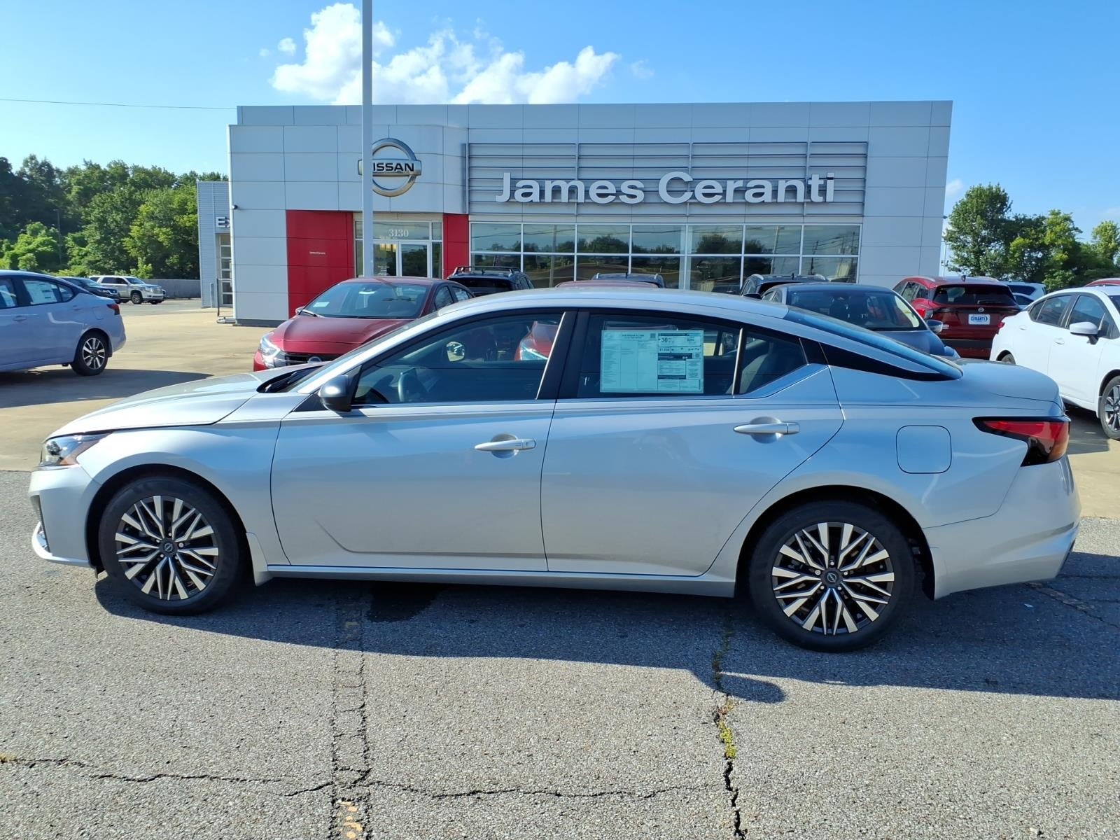 2026 Nissan Altima SV in Brilliant Silver Metallic K23 — front three-quarter view
